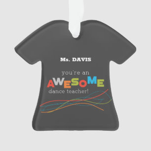 Adorno Día de Apreciación de Maestros de Baile, increíble