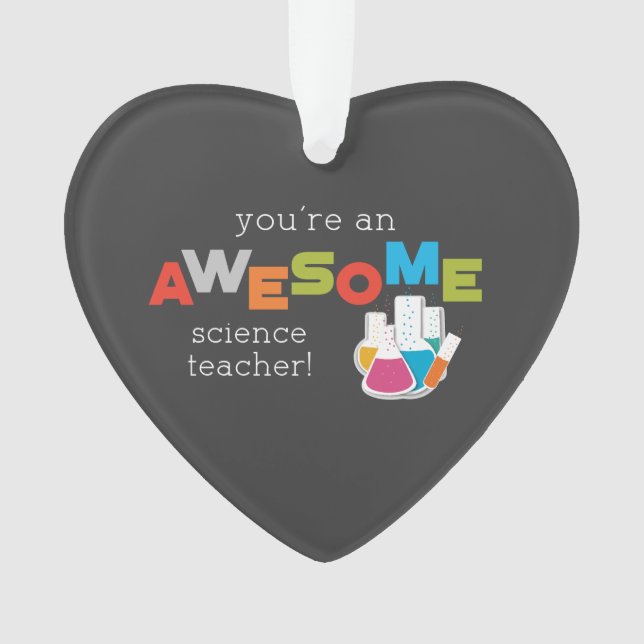 Adorno Día de Apreciación de Maestros de Ciencia, increíb (Anverso)