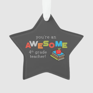 Adorno Día de Apreciación de Maestros de Cuarto Grado, ma