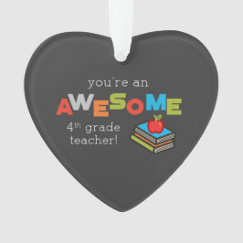 Adorno Día de Apreciación de Maestros de Cuarto Grado, ma