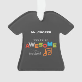 Adorno Día de Apreciación de Maestros de Música, maravill