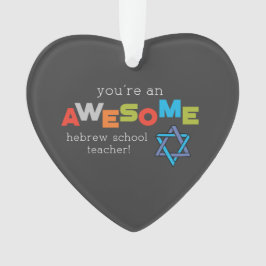 Adorno Día de Apreciación de Maestros en Escuela Hebrea,