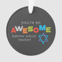 Día de Apreciación de Maestros en Escuela Hebrea, 