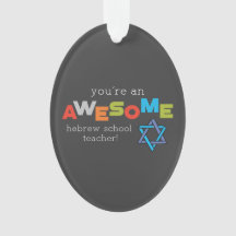 Día de Apreciación de Maestros en Escuela Hebrea, 