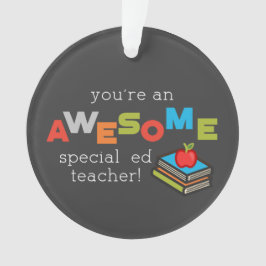 Adorno Día de Apreciación de Profesores de Educación Espe