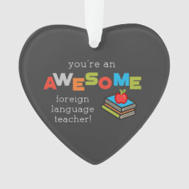 Adorno Día de Apreciación de Profesores de Idioma Extranj