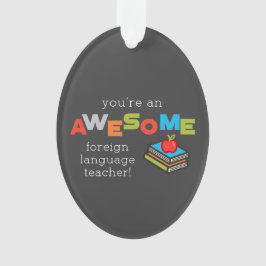 Adorno Día de Apreciación de Profesores de Idioma Extranj