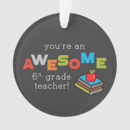 Adorno Día de Apreciación de Profesores de Sexto Grado, i