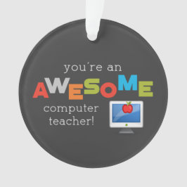 Adorno Día de Apreciación del Profesor de Computación, ma