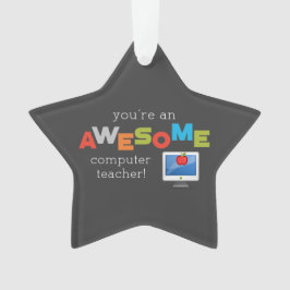 Adorno Día de Apreciación del Profesor de Computación, ma