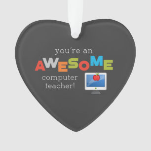 Adorno Día de Apreciación del Profesor de Computación, ma