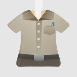 Adorno Día de fiesta personalizado del navidad del hombre