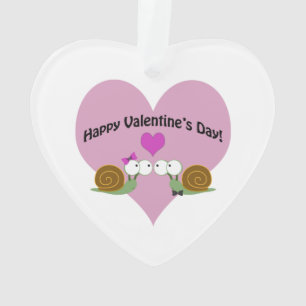 Adorno Día de San Valentín Snails