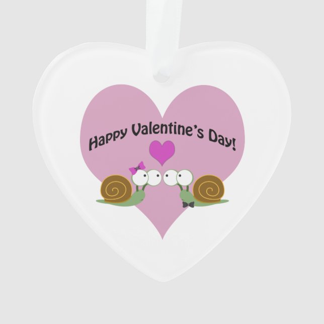 Adorno Día de San Valentín Snails (Reverso)