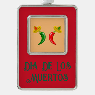 Adorno Día del Muerto Personalizado Mexicano del Chilis