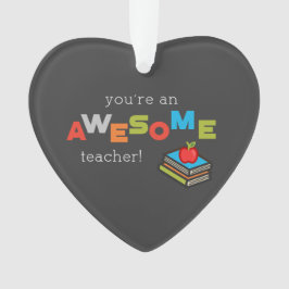 Adorno Día General de Apreciación del Profesor, maravillo