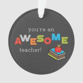 Adorno Día General de Apreciación del Profesor, maravillo