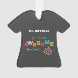 Adorno Día General de Apreciación del Profesor, maravillo