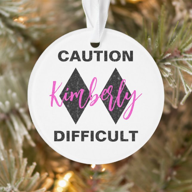 Adorno Diamante negro doble y divertida (Árbol)