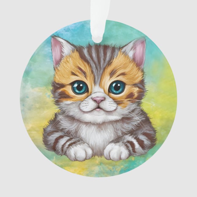 Adorno Dibujo de gato (Anverso)