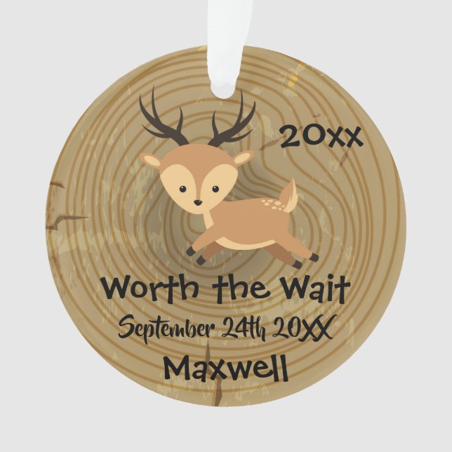 Adorno Digno de la espera - regalo modificado para (Anverso)