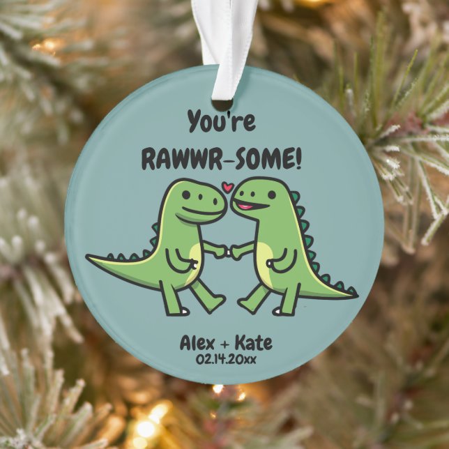 Adorno Dinosaur Valentines (Árbol)