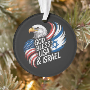 Adorno Dios bendiga USA Israel