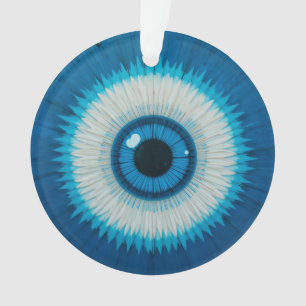 Adorno Diseño Artístico de Ojo Malo Azul