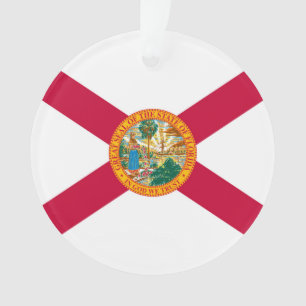 Adorno Diseño de bandera del estado de Florida
