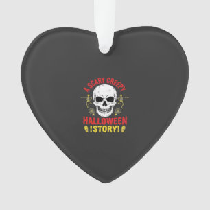 Adorno Diseño de calavera de historia espeluznante de Hal