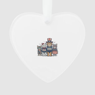 Adorno Diseño de camiseta de amor de girasol patriótico v