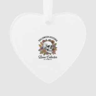 Adorno Diseño de camiseta de coleccionista de huesos de c