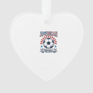 Adorno Diseño de camiseta de fútbol americano vintage