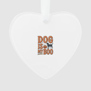 Adorno Diseño de camiseta de Halloween Vintage Dog Is My 