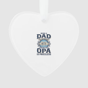 Adorno Diseño de camiseta de puño vintage de papá y Opa_1