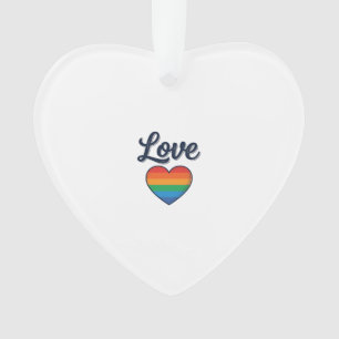 Adorno Diseño de camiseta vectorial de orgullo de corazón