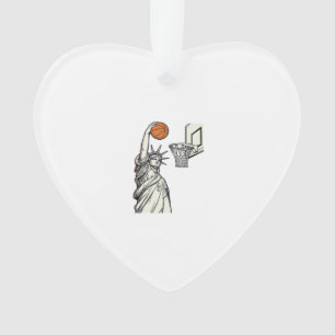 Adorno Diseño de grabado vintage de mates de baloncesto d