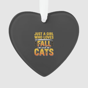 Adorno Diseño de Halloween de chicas gatos de otoño_1