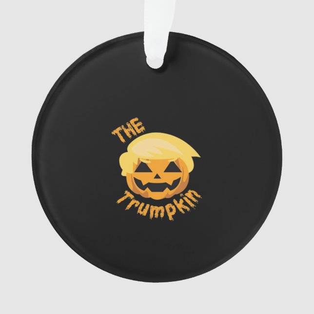 Adorno Diseño de Halloween para calabaza de Trumpkin - Di (Anverso)