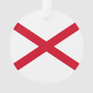 Adorno Diseño de la bandera del estado de Alabama