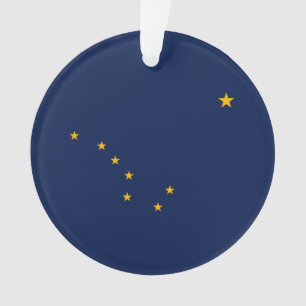Adorno Diseño de la bandera del estado de Alaska