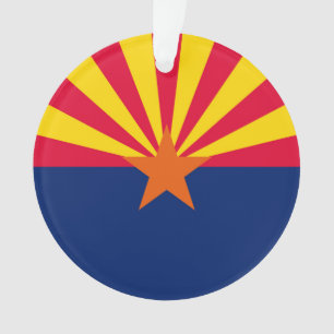 Adorno Diseño de la bandera del estado de Arizona