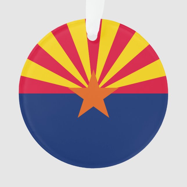 Adorno Diseño de la bandera del estado de Arizona (Anverso)