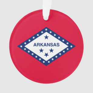 Adorno Diseño de la bandera del estado de Arkansas