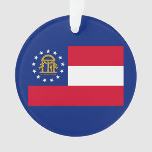 Adorno Diseño de la bandera del estado de Georgia