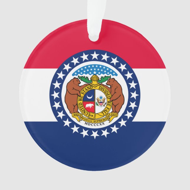 Adorno Diseño de la bandera del estado de Misuri (Anverso)