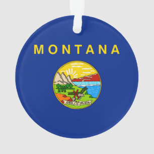 Adorno Diseño de la bandera del estado de Montana