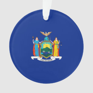 Adorno Diseño de la bandera del estado de Nueva York