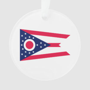 Adorno Diseño de la bandera del estado de Ohio