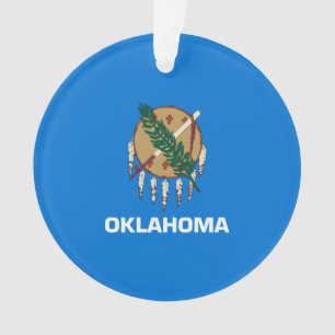 Adorno Diseño de la bandera del estado de Oklahoma